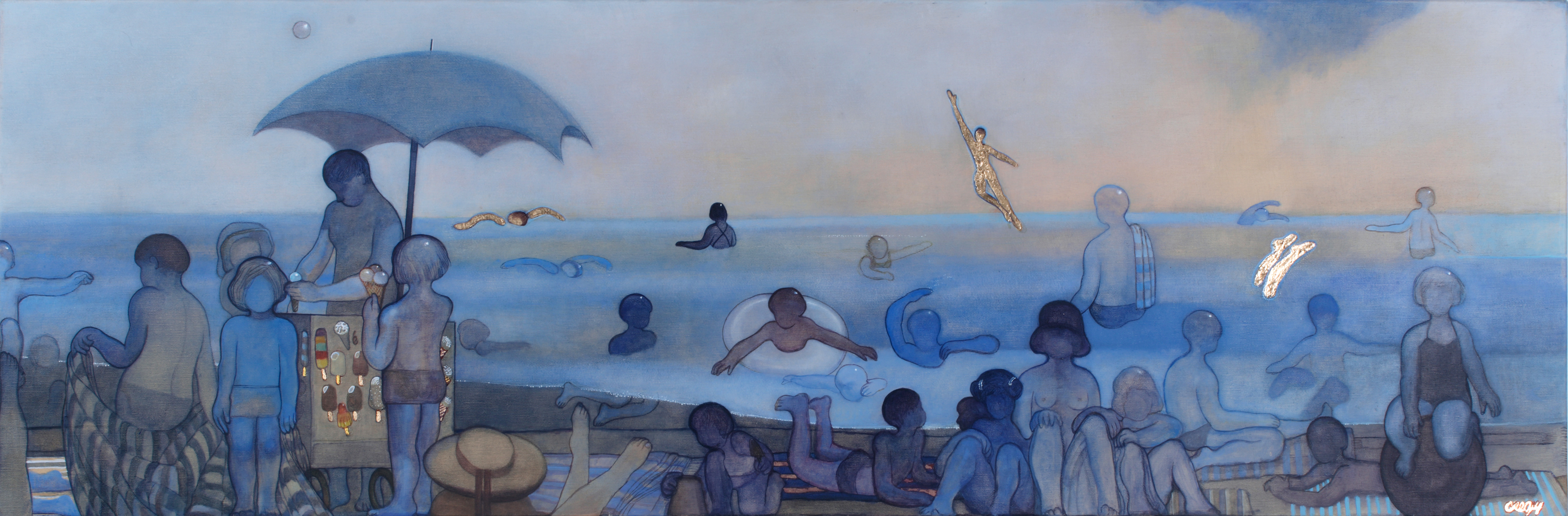 Slide  Solo Show, Décennie, Espace St Ravy, 2023 Montpellier - Linette Cajou